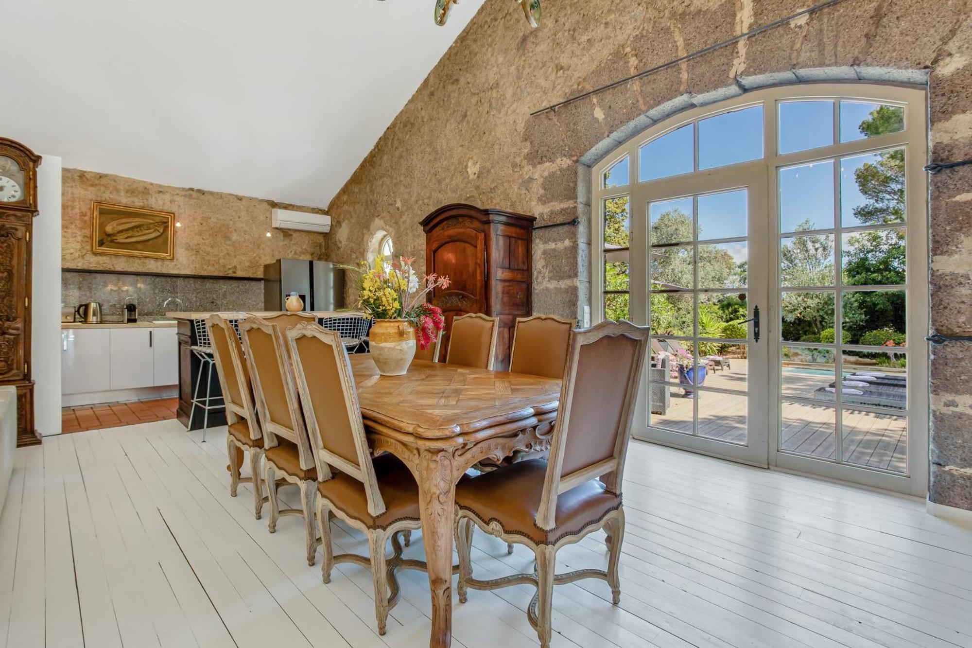 אפרטהוטל Servian Chateau Hermitage De Combas מראה חיצוני תמונה